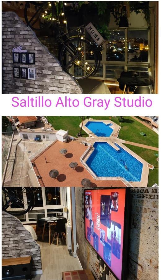 Saltillo Alto Gray Studio. Vistas Al Mar Y Piscina Torremolinos Exterior photo